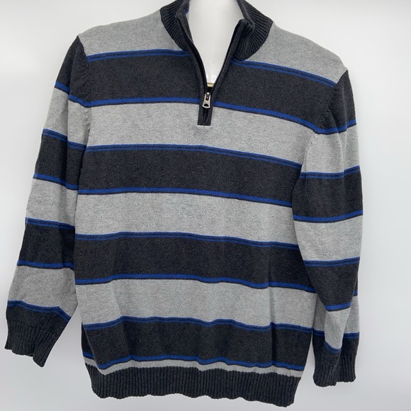 Silverlake Striped Sweater Boy's Boys 1/4 Zip Pullover XL 18-20 - Picture 2 of 9